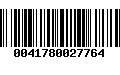 Código de Barras 0041780027764