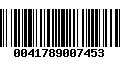 Código de Barras 0041789007453