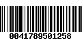 Código de Barras 0041789501258