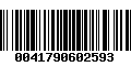 Código de Barras 0041790602593