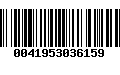 Código de Barras 0041953036159