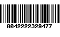 Código de Barras 0042222329477