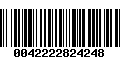 Código de Barras 0042222824248