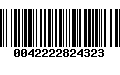 Código de Barras 0042222824323