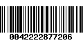 Código de Barras 0042222877206