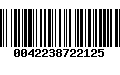 Código de Barras 0042238722125