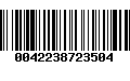 Código de Barras 0042238723504