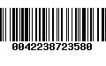 Código de Barras 0042238723580