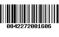 Código de Barras 0042272001606