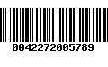 Código de Barras 0042272005789