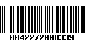 Código de Barras 0042272008339