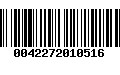 Código de Barras 0042272010516