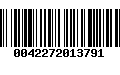 Código de Barras 0042272013791