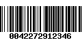 Código de Barras 0042272912346