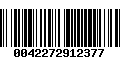 Código de Barras 0042272912377