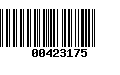 Código de Barras 00423175