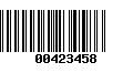 Código de Barras 00423458