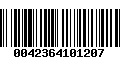 Código de Barras 0042364101207