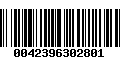 Código de Barras 0042396302801
