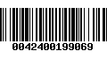 Código de Barras 0042400199069