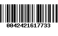 Código de Barras 0042421617733