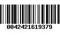 Código de Barras 0042421619379