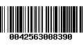 Código de Barras 0042563008390