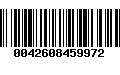 Código de Barras 0042608459972