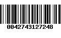 Código de Barras 0042743127248