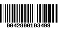 Código de Barras 0042800103499