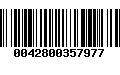 Código de Barras 0042800357977