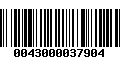 Código de Barras 0043000037904