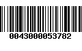 Código de Barras 0043000053782