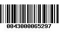 Código de Barras 0043000065297