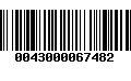 Código de Barras 0043000067482