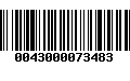 Código de Barras 0043000073483