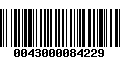 Código de Barras 0043000084229