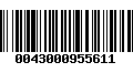 Código de Barras 0043000955611