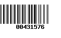 Código de Barras 00431576