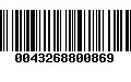 Código de Barras 0043268800869