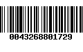 Código de Barras 0043268801729