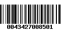 Código de Barras 0043427008501