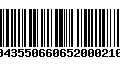 Código de Barras 00435506606520002105