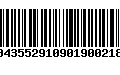 Código de Barras 00435529109019002187