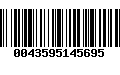 Código de Barras 0043595145695