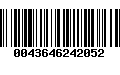 Código de Barras 0043646242052