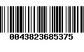 Código de Barras 0043823685375