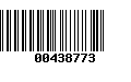 Código de Barras 00438773