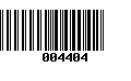 Código de Barras 004404