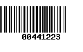 Código de Barras 00441223